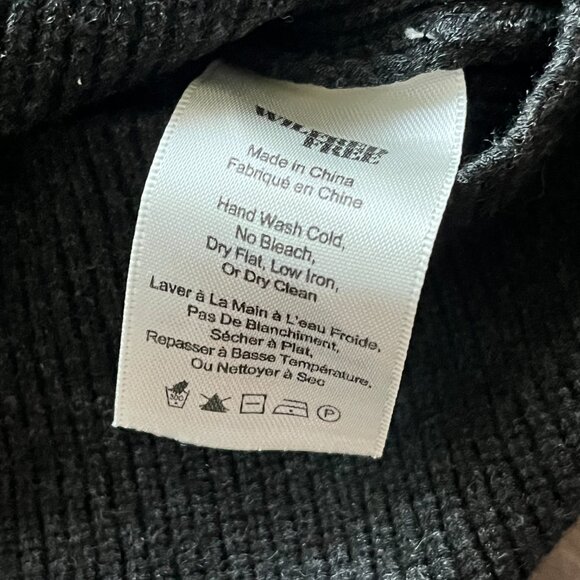 BNWOT WILFRED FREE Dark Grey Knit High-Waist Midi Bodycon Skirt (from Aritzia) - Picture 6 of 10